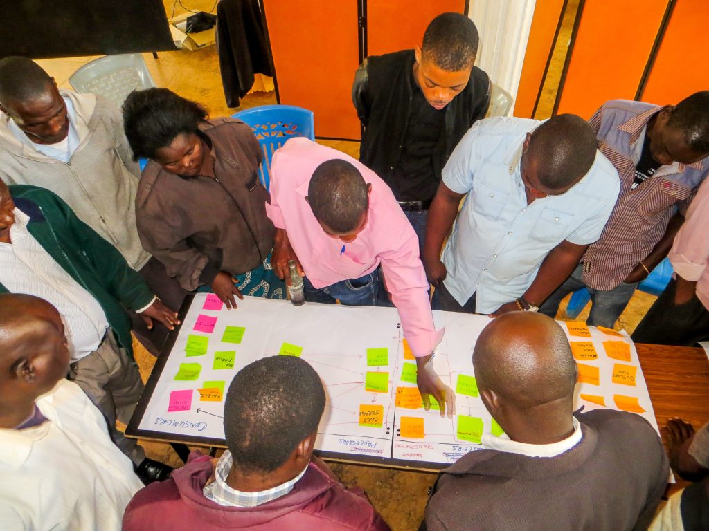 the Innovation platform itself is a learning and capacity development process, people learn in action